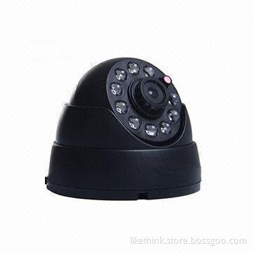 IR LED Dome Camera with High Definition Dome Camera, 1,200TVL Resolution and 10pcs of IR LEDs